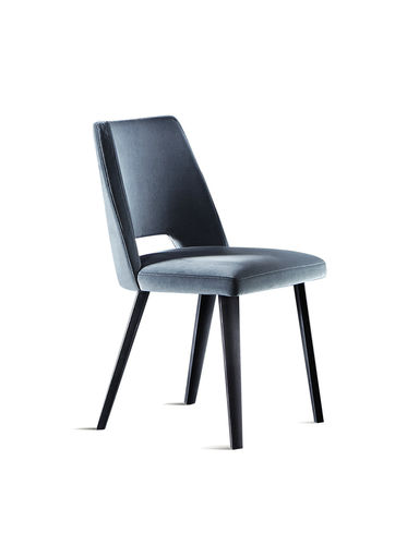 Cadeira contemporânea - THEA - Gallotti&Radice - para ambiente interno / em veludo / da linha residencial