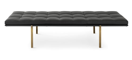 Divã contemporâneo - TWELVE-DAY BED - Gallotti&Radice - em tecido / em couro