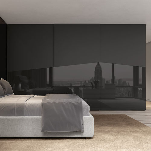 Guarda-roupa contemporâneo - SMITH - Febal Casa - em laminado melamínico / com portas de correr / da linha comercial