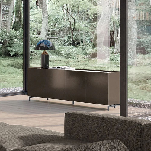 Buffet aparador contemporâneo - LEAF - Febal Casa - metálico / em laminado melamínico / com portas de abrir