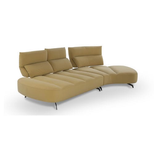 Sofá modular - MANGO - caliaitalia - curvo / contemporâneo / em tecido