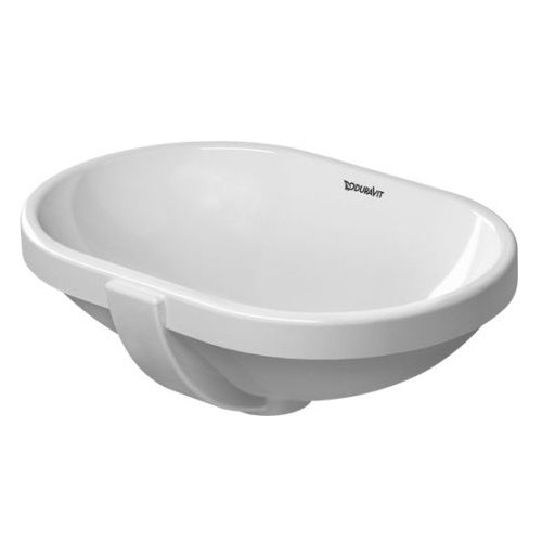 Cuba de embutir sob bancada - 033643 - DURAVIT - em cerâmica / brilhante / oval