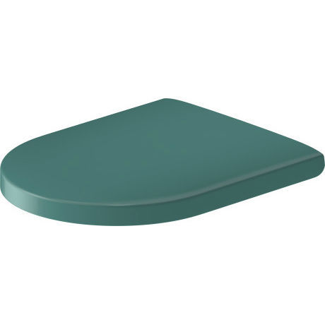 Assento sanitário em cerâmica - 002269 - DURAVIT - branco / verde / laranja