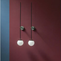 Arandela contemporânea - MAORI: 05 - Cerasa - para ambiente interno / metálica / de LED