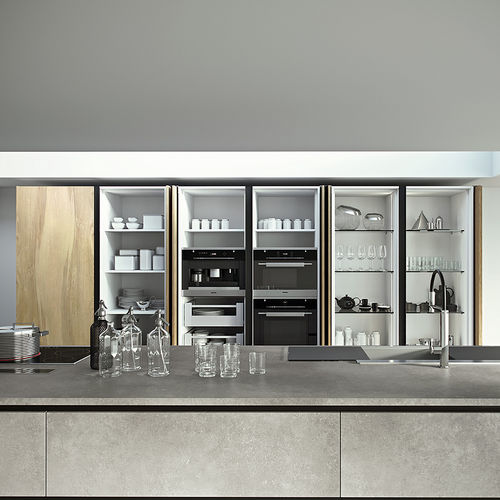 Armário de organização para cozinha contemporâneo - LAMINA 5.0 - Record Cucine - em madeira