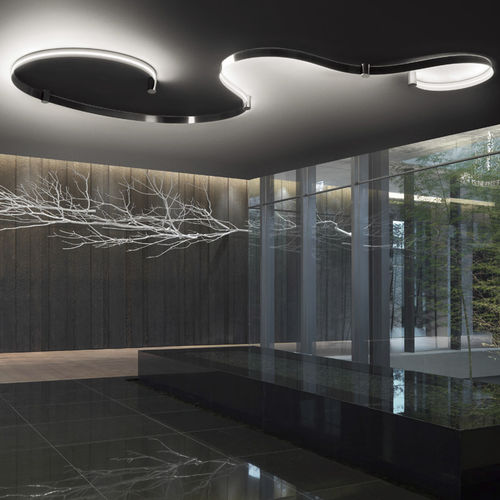 Plafon contemporâneo - FORMALA SERIES - CINI&NILS - linear / em aço / de LED