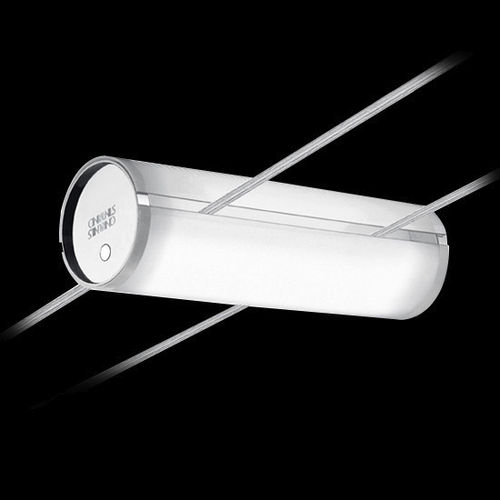 Iluminação em cabo para lâmpada fluorescente - TENSOECONOMI SERIES - CINI&NILS - linear / metálica / para ambiente interno