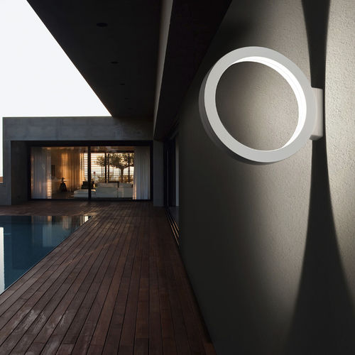 Arandela contemporânea - ASSOLO - CINI&NILS - para ambiente externo / de jardim / em alumínio