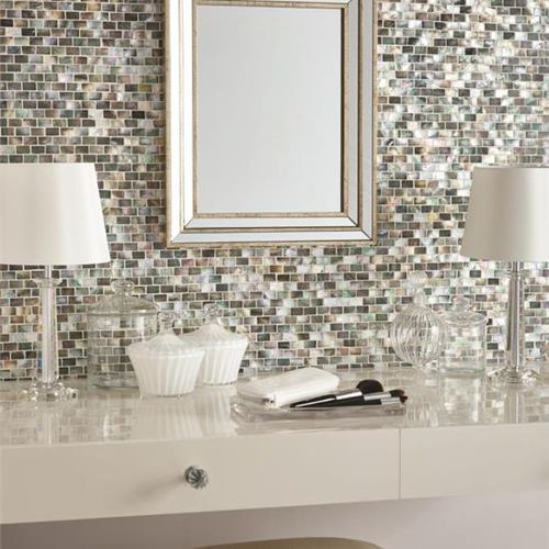 Placas de revestimento em madrepérola - MOTHER OF PEARL (DARK) - ORIGINAL STYLE - polida / para ambiente interno / de parede