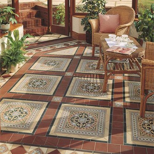 Placas de revestimento em cerâmica - GLADSTONE 4 TILE SET - ORIGINAL STYLE - polida / para ambiente interno / de piso