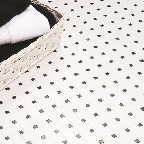 Placas de revestimento em porcelana - BASKETWEAVE - ORIGINAL STYLE - polida / para ambiente interno / de piso