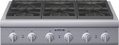 Cooktop a gás - PCG366G  - Thermador - profissional / 6 bocas / de bancada