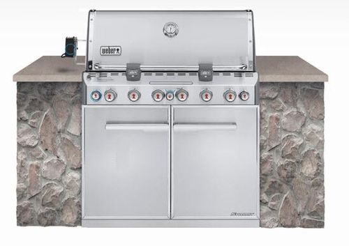 Churrasqueira a gás - SUMMIT® S-660™ - Weber USA - de embutir / em aço inoxidável