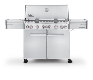 Churrasqueira a gás - SUMMIT® S-670™ - Weber USA - com rodízios / em aço inoxidável