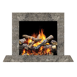 Revestimento para lareira contemporâneo - KONYA - QUADRA-FIRE - em mármore