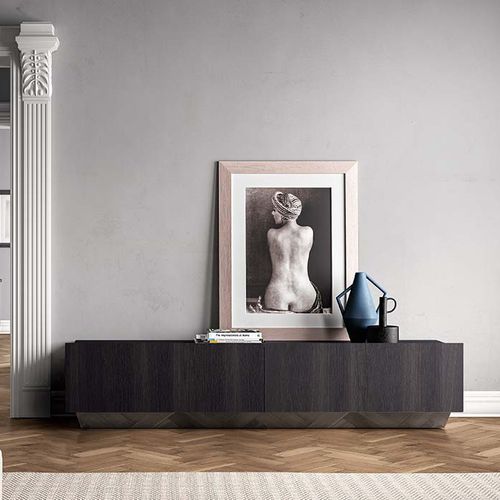 Buffet aparador contemporâneo - TOSCA  - PIANCA - em ébano / em pau-rosa / cinza