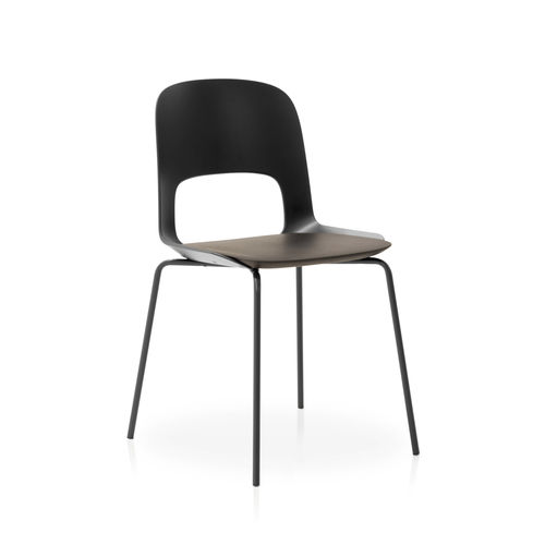 Cadeira de conferência contemporânea - CORA - PIANCA - para ambiente interno / em tecido / em couro