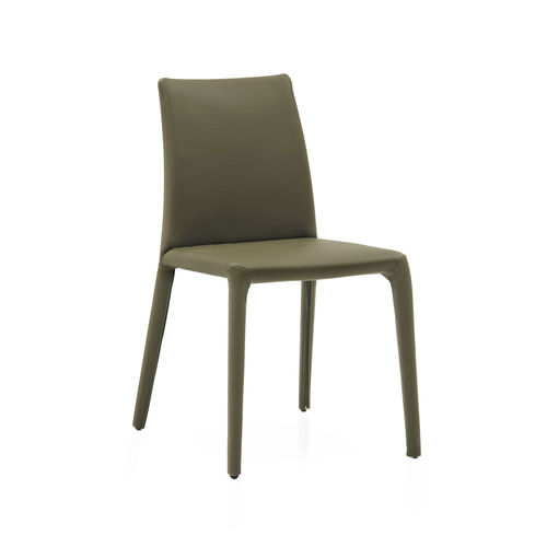 Cadeira contemporânea - EMI - PIANCA - para ambiente interno / em tecido / em couro