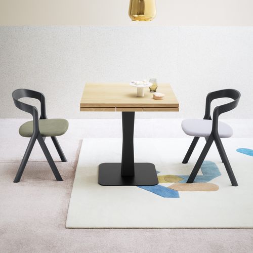 Mesa de jantar contemporânea - GUALTIERO - miniforms - em carvalho / em nogueira / em madeira de freixo