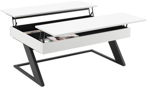 Mesa de centro contemporânea - GRANVILLE - BoConcept - em MDF / em aço / retangular