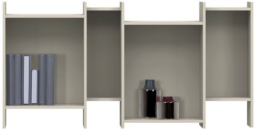 Livreiro modular - COMO - BoConcept - de parede / contemporâneo / em madeira