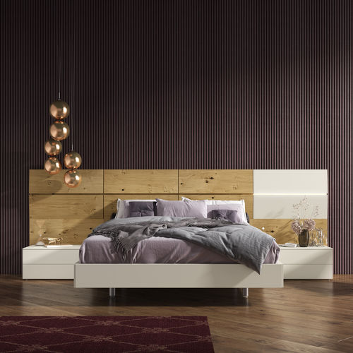 Cabeceira para cama de casal - TRAP: comp.104 - MUEBLES MESEGUE, S.A. - contemporânea / em madeira / sob medida