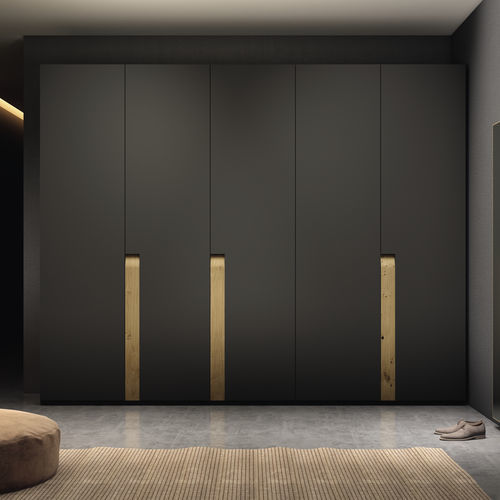 Guarda-roupa modular - TRAMA 202 - MUEBLES MESEGUE, S.A. - contemporâneo / em madeira laqueada / com portas de abrir
