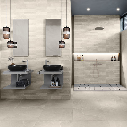 Placas de revestimento em grés porcelanato - CIRCE  - SALONI CERAMICA - fosca / para ambiente interno / para banheiro