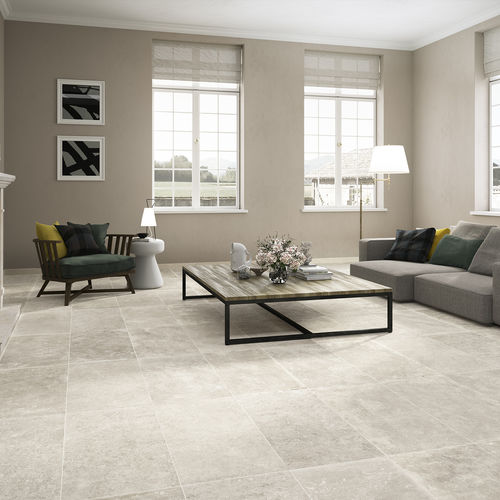 Placas de revestimento em grés porcelanato - RUE DE ST. CLOUD - Ceramiche Ascot SpA - polida / fosca / para ambiente interno