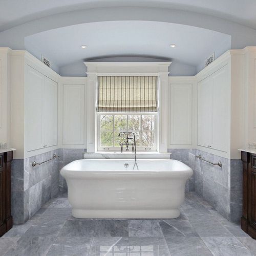 Placas de revestimento em mármore - ALLURE LIGHT - Marble Systems - polida / para banheiro / de parede