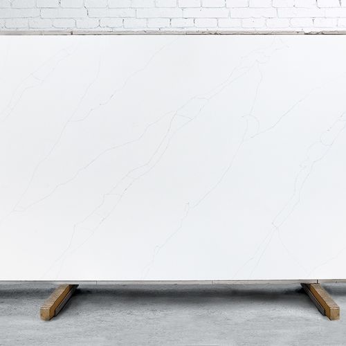 Placa de pedra em mármore - CALACATTA RAFAEL - Marble Systems - para parede / polida / efeito de mármore