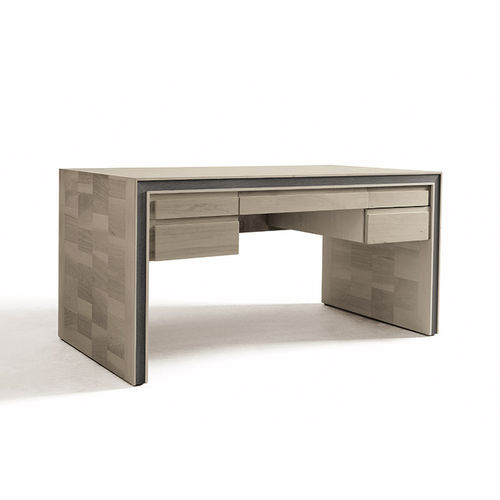 Mesa secretária contemporânea - G-626 - Dale Italia - em madeira / com base formada por painéis