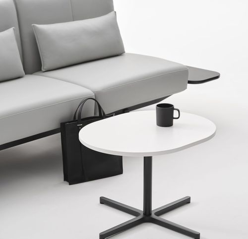 Mesa de trabalho contemporânea - SOFT - vitra USA - em madeira / epóxi / com base em epóxi