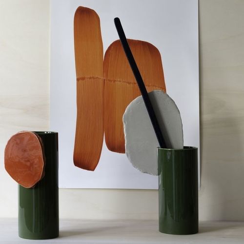 Vaso contemporâneo - vitra USA - de terracota / de mesa / da linha comercial