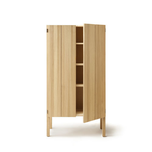 Buffet aparador alto - ARKITECTURE KVK3 - Nikari - contemporâneo / em carvalho / em madeira de freixo