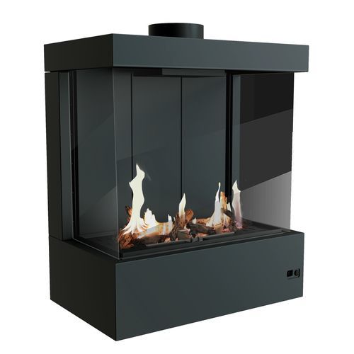 Salamandra a gás - MH  - Mira Heating Co. Ltd. - 5 kW–10 kW / de parede / com 3 faces
