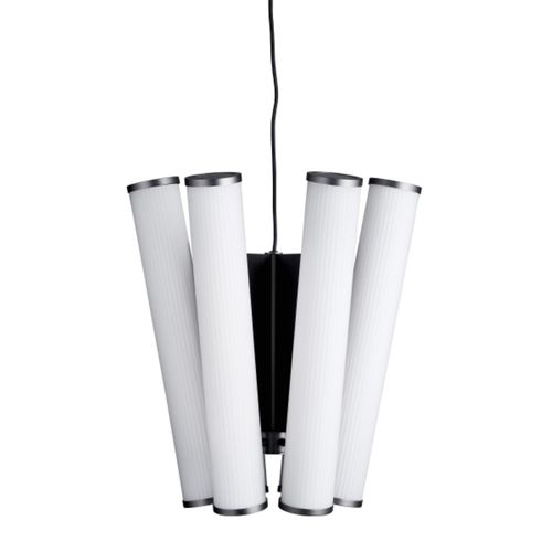 Lustre contemporâneo - DECO - NORR11 - em vidro opalino / em ferro / de LED