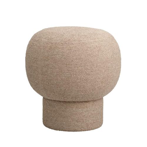 Puff contemporâneo - CHAMPAGNE - NORR11 - em compensado / em espuma / redondo