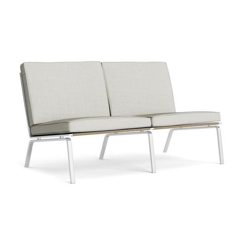 Sofá de design Bauhaus - MAN - NORR11 - em tecido / em couro / bege