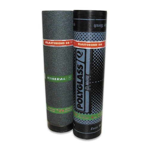 Manta impermeabilizante de proteção - ELASTOBOND S6 - Polyglass Spa - para telhado / para construção de ponte / para tanque