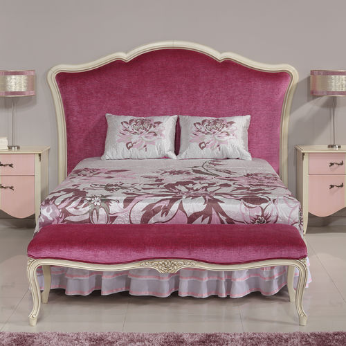 Cabeceira para cama de casal - ELISE : RÉF. 11010 - OVATION Paris - clássica / em tecido / em madeira laqueada