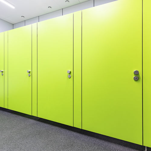 Divisória sanitária laminada - PRIMO Kn - KEMMLIT-Bauelemente GmbH - em polímero / para banheiro / para ambiente interno