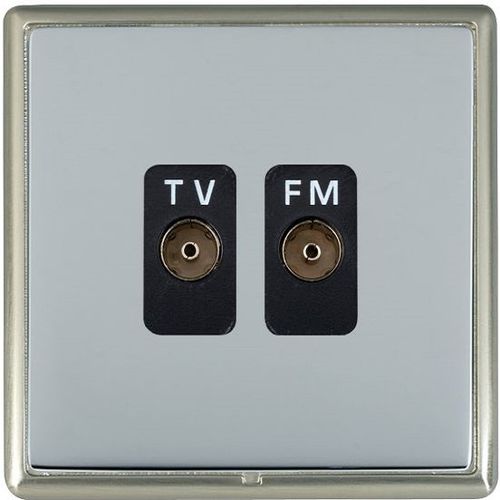 Tomada para antena de TV - LINEA-RONDO CFX® - Hamilton Litestat - SAT / rádio / dupla