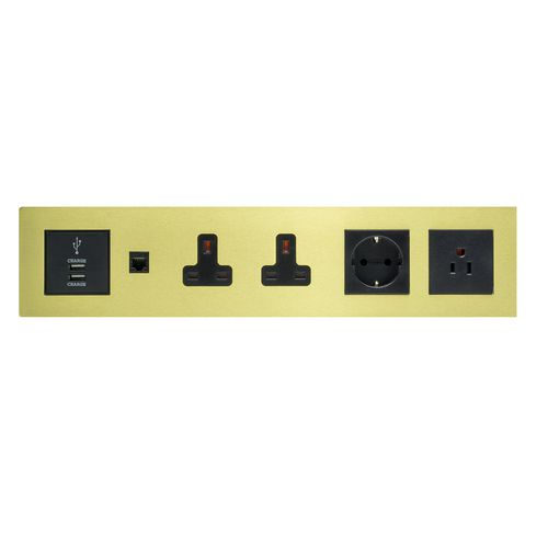 Tomada elétrica - SHEER CFX® - Hamilton Litestat - USB / de telefone / múltipla
