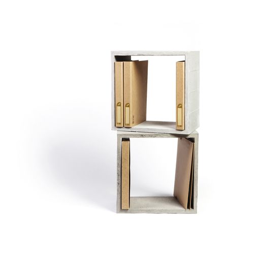 Estante modular - STUDY - Urbi et Orbi - contemporânea / em concreto