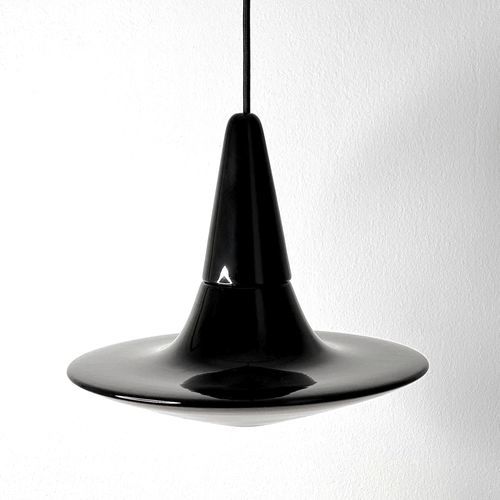 Pendente - SMALL LIGHT 3.0_glossy black - neo - em cerâmica / de design minimalista / Wire