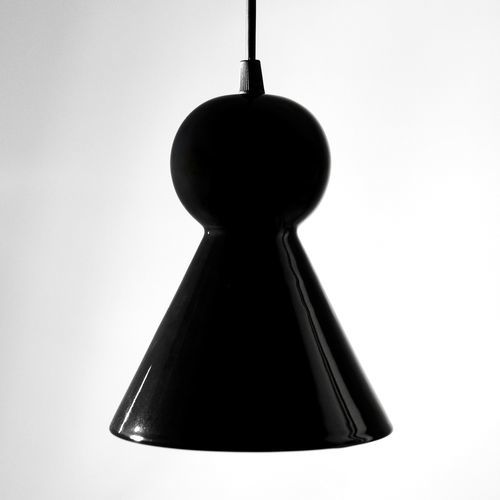 Pendente - LOVER 2.0_glossy black - neo - em cerâmica / de design minimalista / Wire