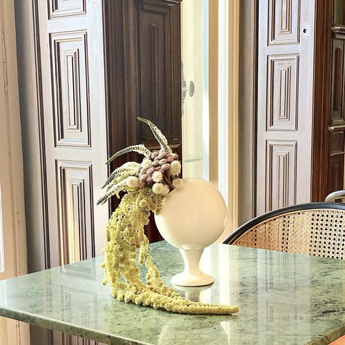 Vaso contemporâneo - SOUVENIR_white gloss - neo - em cerâmica / feito à mão / de mesa