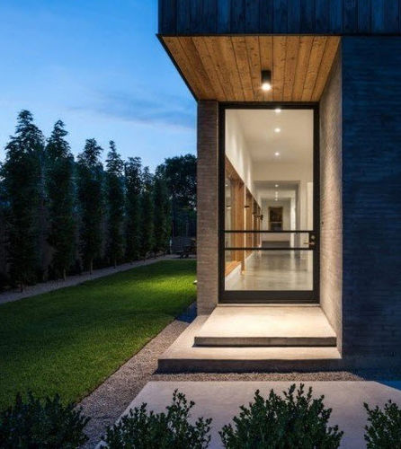 Porta de entrada - Colquitt, Texas, United States - FritsJurgens - em aço / pivotante / contemporânea