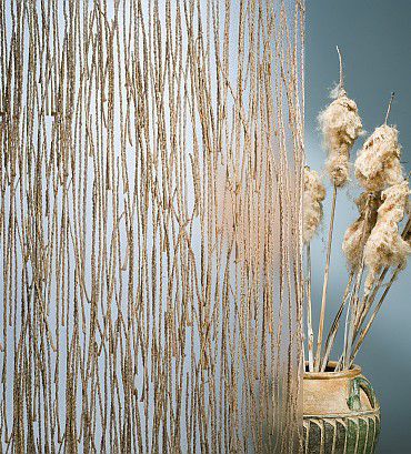 Painel decorativo para ambiente interno - ACAI - Designpanel - em poliéster / liso / com insertos de plantas naturais